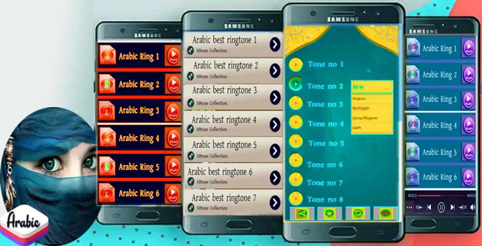 Play Arabic Sounds Ringtones | Top Islamic Tone
